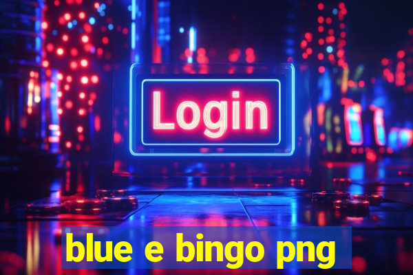 blue e bingo png